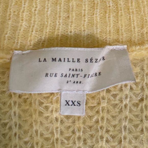 Sezane Button-Up Knit Sweater - Picture 6 of 6